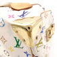 LOUIS VUITTON Speedy 30 Monogram Multicolor Handbag, PVC/Leather, Bronze/White, Women's