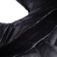 Saint Laurent YSL College Chain Shoulder Bag Black Leather Logo 2-Way Silver Hardware 7-8-375