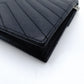 Saint Laurent Envelope Wallet Chain Shoulder Bag Black YSL Black Leather Crossbody 7-12-378