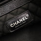 CHANEL Coco Travel Tote Bag, PVC Leather, Black, Shoulder Bag