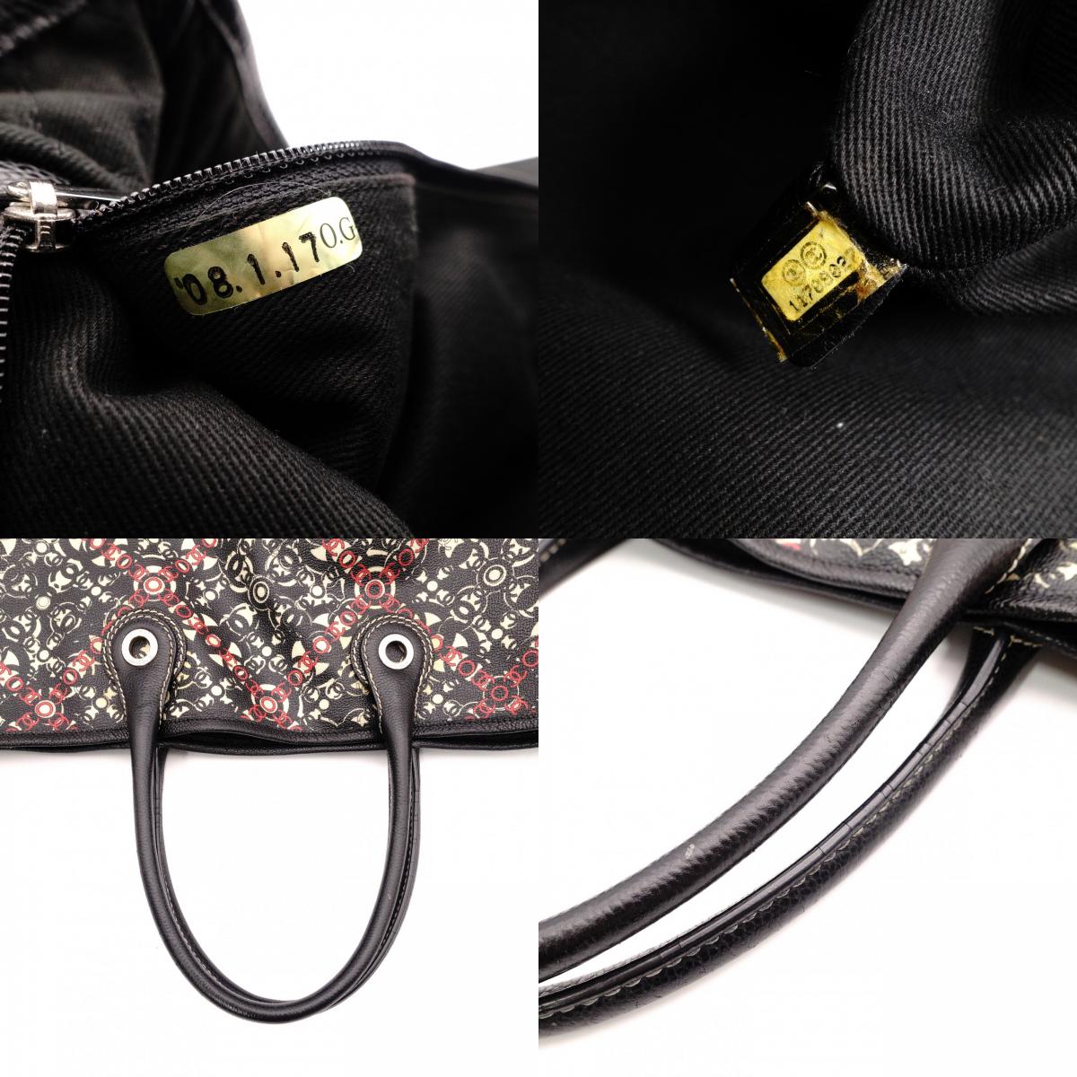 CHANEL Coco Travel Tote Bag, PVC Leather, Black, Shoulder Bag