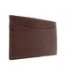 TIFFANY&Co. Card Case, Business Card Holder, Leather, Brown, Tiffany Blue, Women's