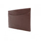 TIFFANY&Co. Card Case, Business Card Holder, Leather, Brown, Tiffany Blue, Women's