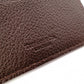 TIFFANY&Co. Card Case, Business Card Holder, Leather, Brown, Tiffany Blue, Women's