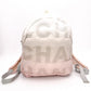 CHANEL Doudeune Coco Neige Backpack, Nylon, Pink