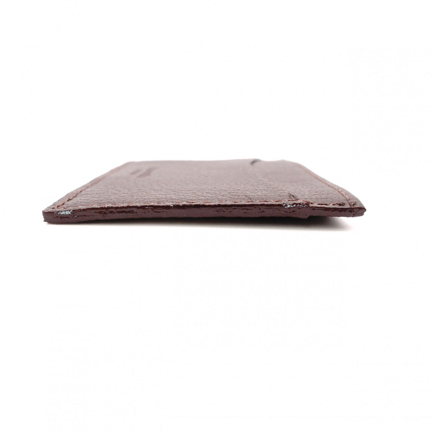 TIFFANY&Co. Card Case, Business Card Holder, Leather, Brown, Tiffany Blue, Women's