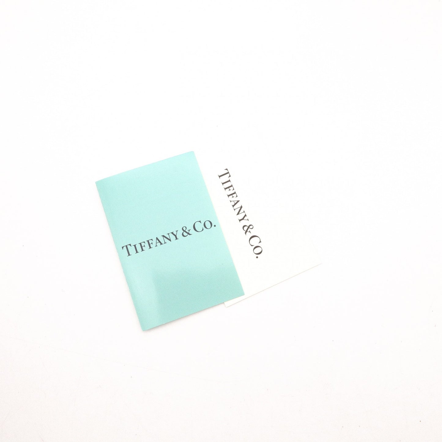 TIFFANY&Co. Card Case, Business Card Holder, Leather, Brown, Tiffany Blue, Women's