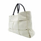 Bottega Veneta Intrecciato Tote Bag Canvas Off-White × Black Shoulder Pouch Included 7-12-042