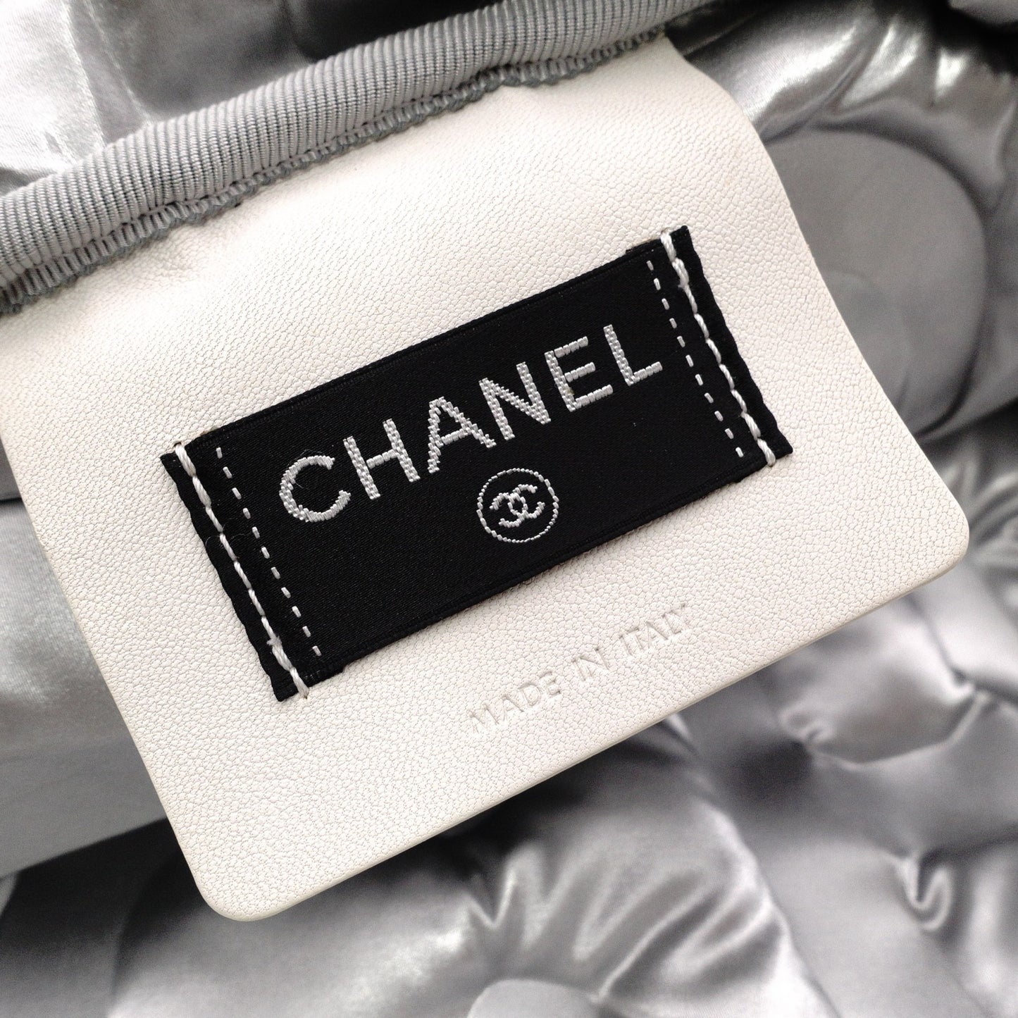 CHANEL Doudeune Coco Neige Backpack, Nylon, Pink