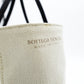 Bottega Veneta Intrecciato Tote Bag Canvas Off-White × Black Shoulder Pouch Included 7-12-042