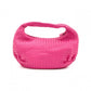 Bottega Veneta Intrecciato Leather, Hobo Shoulder Bag, Pink, Women's