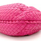 Bottega Veneta Intrecciato Leather, Hobo Shoulder Bag, Pink, Women's