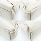Bottega Veneta Intrecciato Tote Bag Canvas Off-White × Black Shoulder Pouch Included 7-12-042