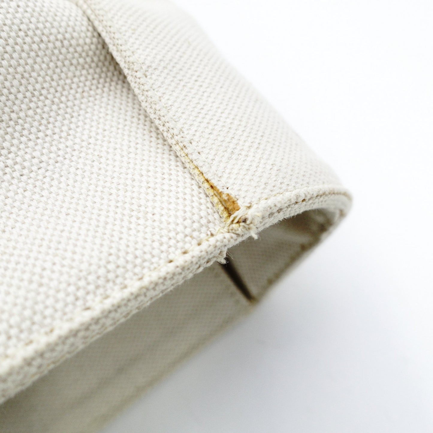 Bottega Veneta Intrecciato Tote Bag Canvas Off-White × Black Shoulder Pouch Included 7-12-042