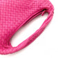 Bottega Veneta Intrecciato Leather, Hobo Shoulder Bag, Pink, Women's