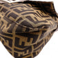 FENDI Mamma Bucket Zucca Shoulder Bag, Canvas and Leather, Black, FF Logo