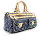 LOUIS VUITTON Denim Neo Speedy Handbag, Denim, Leather, Denim Monogram