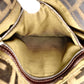 FENDI Mamma Bucket Zucca Shoulder Bag, Canvas and Leather, Black, FF Logo