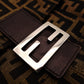 FENDI Mamma Bucket Zucca Shoulder Bag, Canvas and Leather, Black, FF Logo
