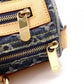 LOUIS VUITTON Denim Neo Speedy Handbag, Denim, Leather, Denim Monogram