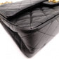 CHANEL Matelassé 25 Classic Lambskin Shoulder Bag, Leather, Black, Gold Hardware