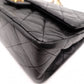 CHANEL Matelassé 25 Classic Lambskin Shoulder Bag, Leather, Black, Gold Hardware