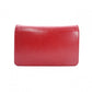 CHANEL Shoulder Bag, Leather, Red, Crossbody, Caviar Leather, Silver Hardware