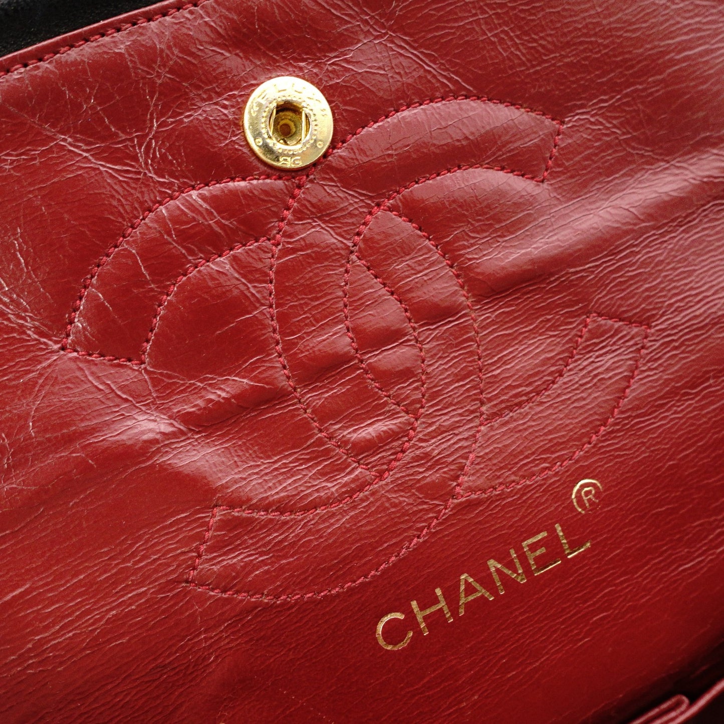 CHANEL Matelassé 25 Classic Lambskin Shoulder Bag, Leather, Black, Gold Hardware