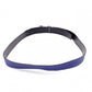 HERMES H Belt, Leather, Men's, Blue x Black, Size 95, Reversible
