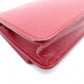 CHANEL Shoulder Bag, Leather, Red, Crossbody, Caviar Leather, Silver Hardware