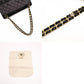 CHANEL Matelassé 25 Classic Lambskin Shoulder Bag, Leather, Black, Gold Hardware