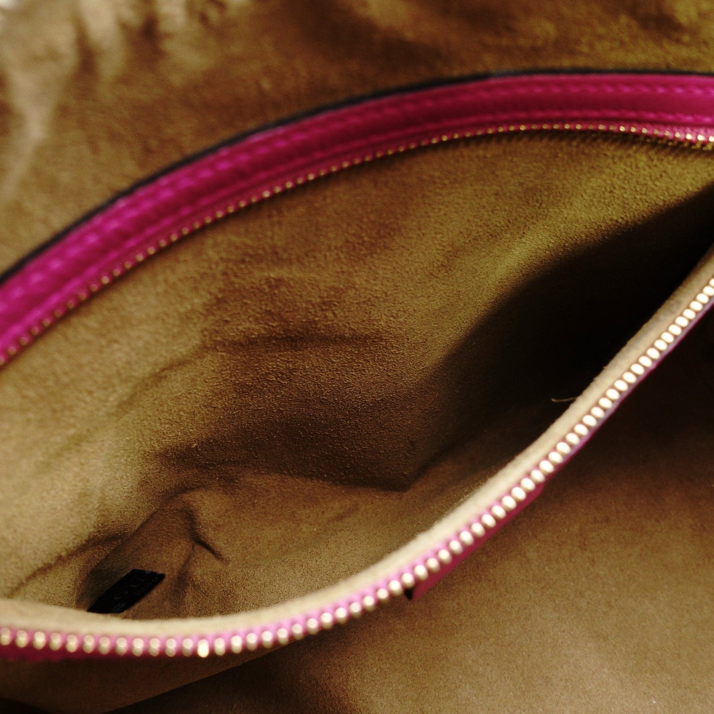 GUCCI Mini Boston Bag GG Supreme Pink Red Beige Handbag 2-Way PVC 7-12-299