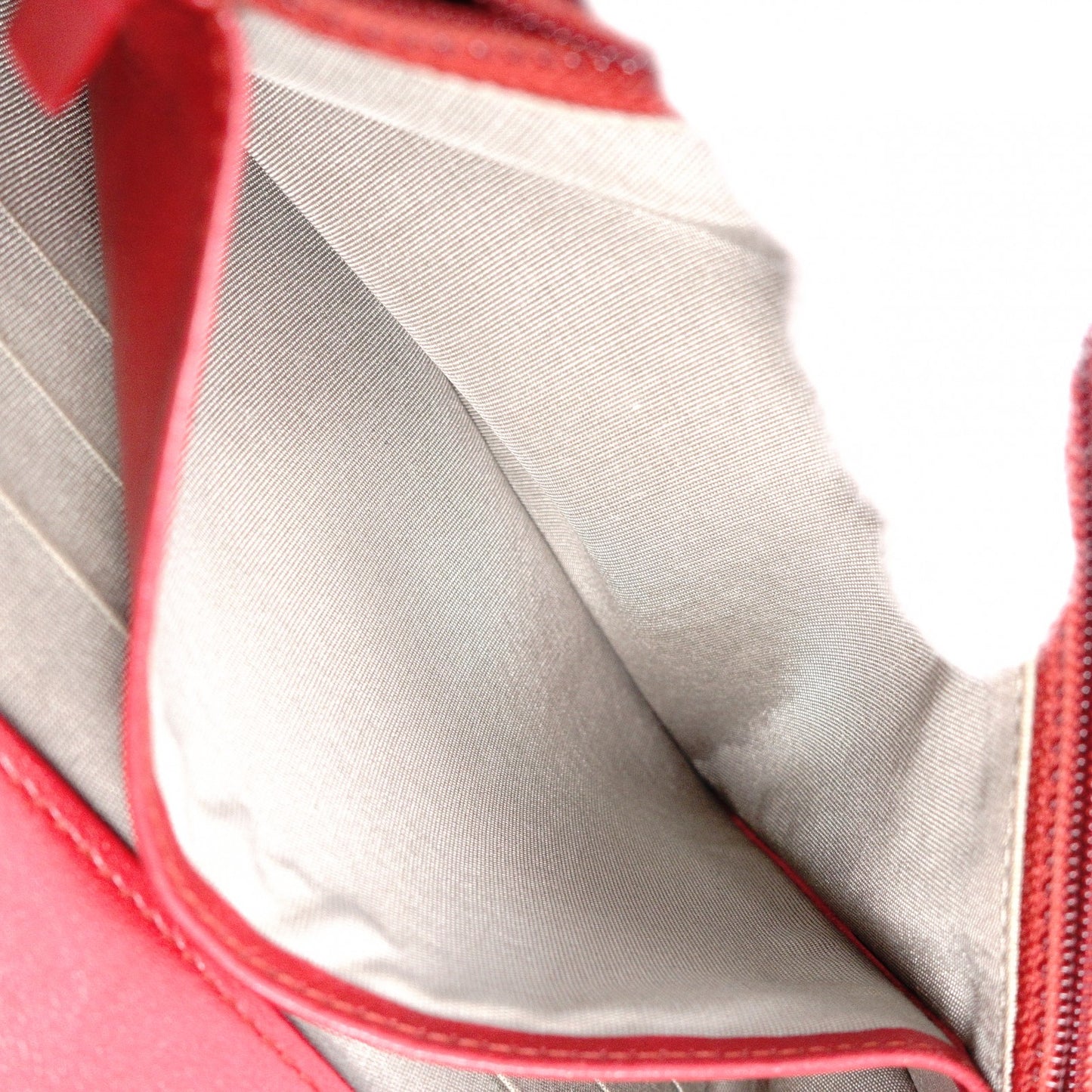 CHANEL Shoulder Bag, Leather, Red, Crossbody, Caviar Leather, Silver Hardware