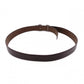 HERMES H Belt, Leather, Brown, Reversible, Size 85, Silver Hardware