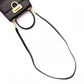 Salvatore Ferragamo Gancini Handbag, 2-Way, Leather, Black, Women's