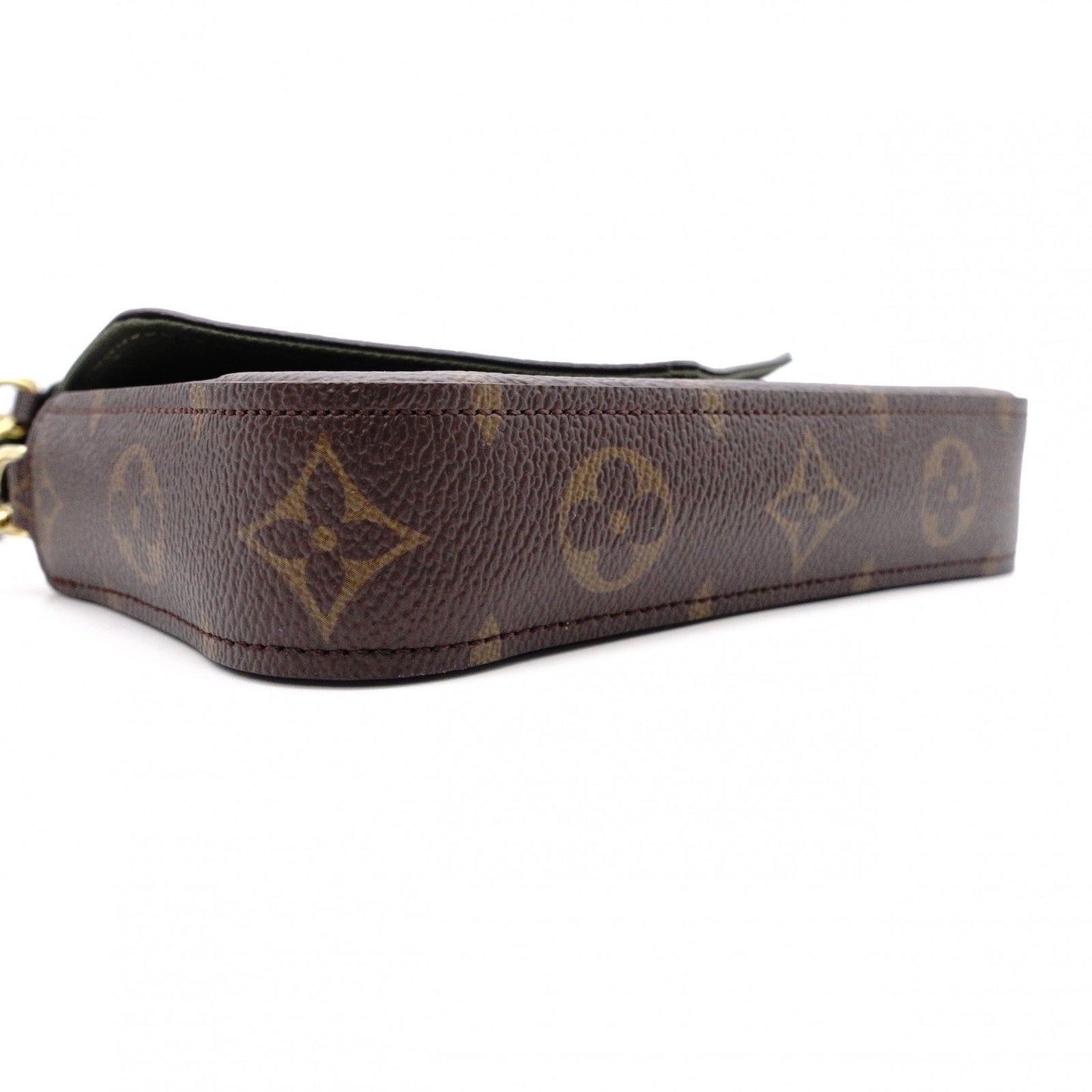 LOUIS VUITTON Multipochett Felicity Monogram Canvas Shoulder Bag, Leather and PVC, Brown