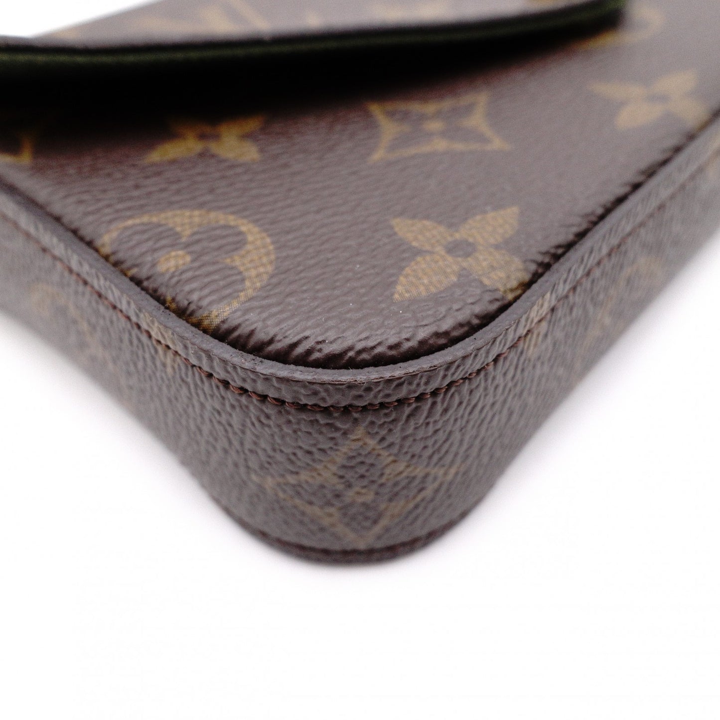 LOUIS VUITTON Multipochett Felicity Monogram Canvas Shoulder Bag, Leather and PVC, Brown