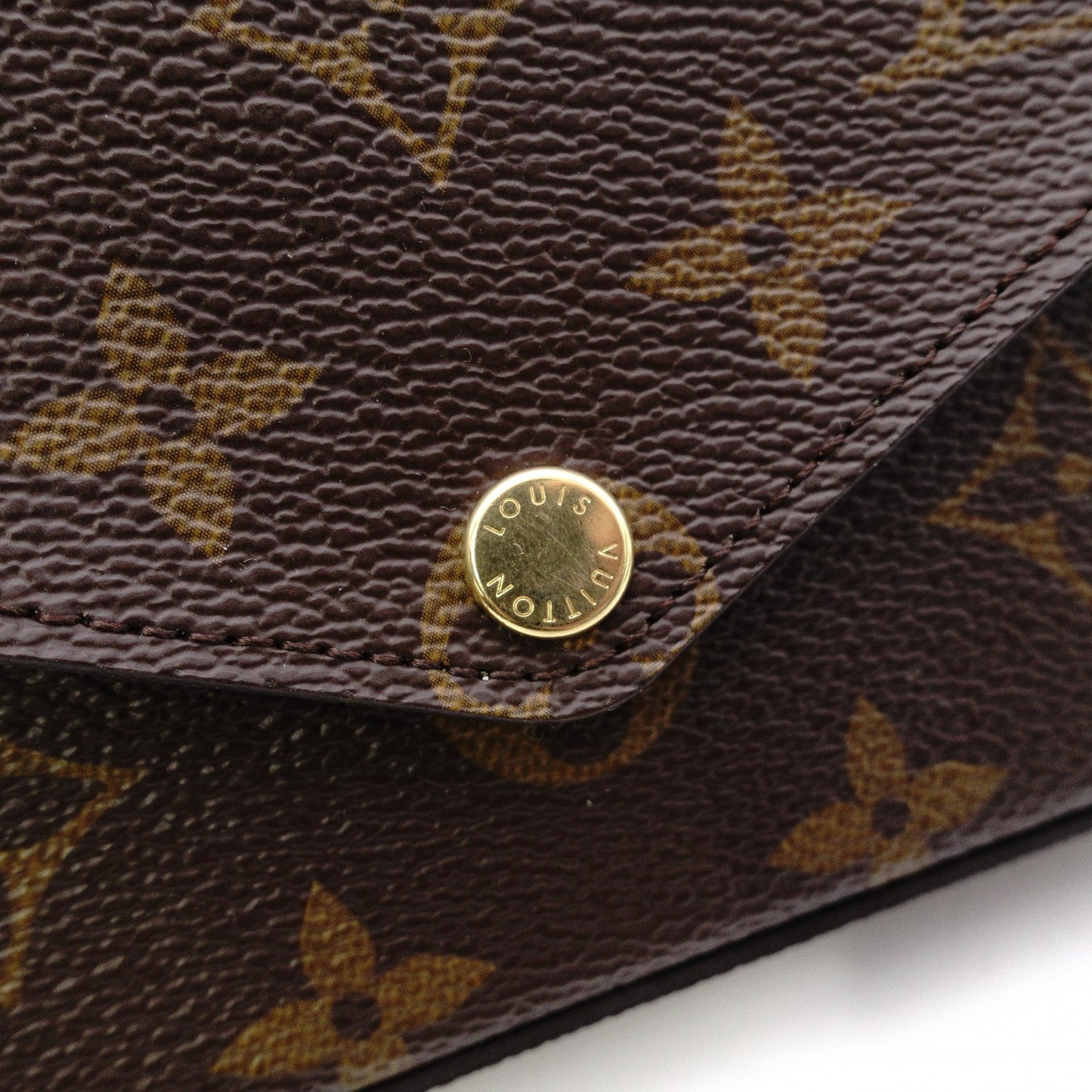 LOUIS VUITTON Multipochett Felicity Monogram Canvas Shoulder Bag, Leather and PVC, Brown