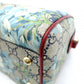 GUCCI Floral Mini Boston Bag GG Supreme Red Beige Handbag 2-Way PVC 7-11-846