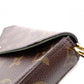 LOUIS VUITTON Multipochett Felicity Monogram Canvas Shoulder Bag, Leather and PVC, Brown