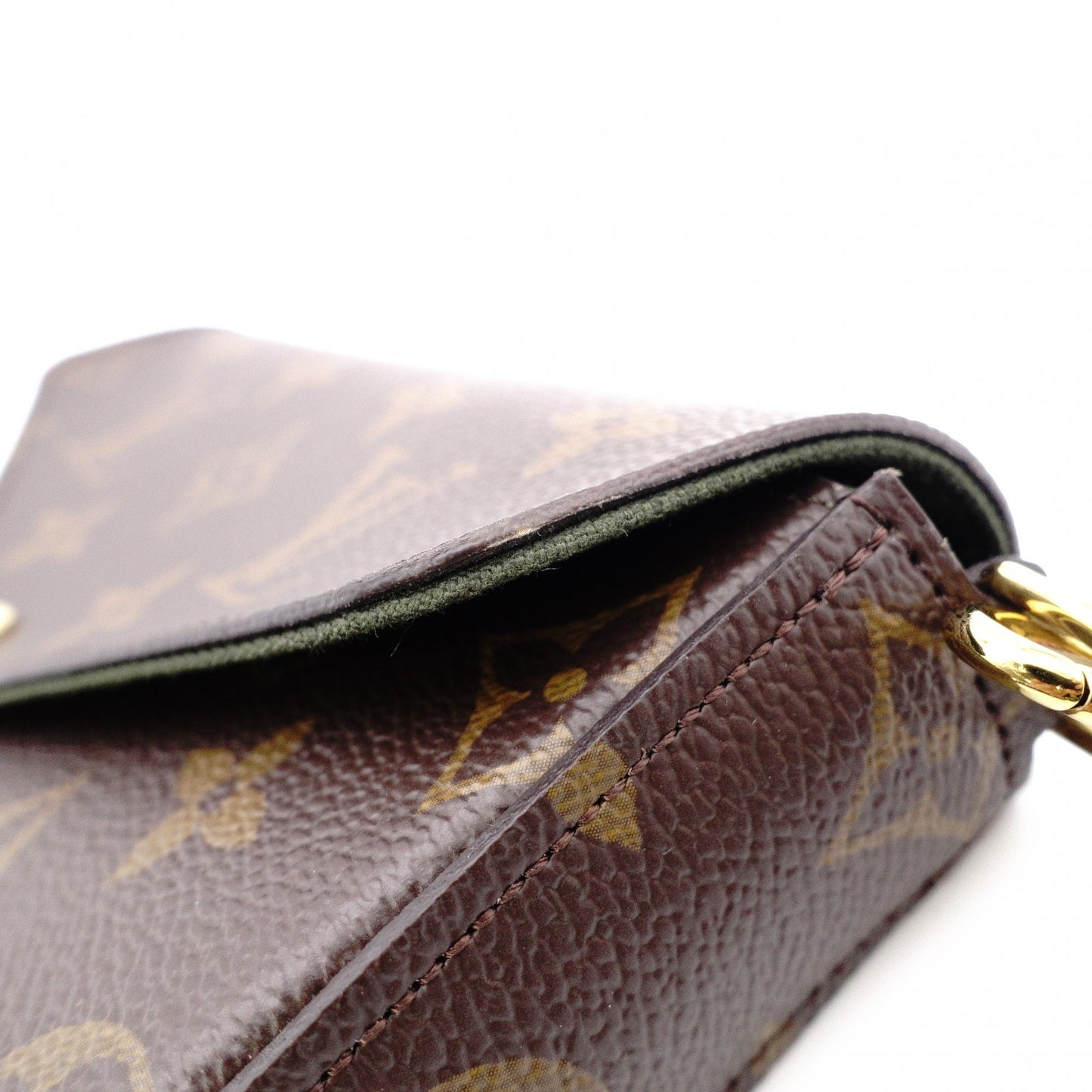 LOUIS VUITTON Multipochett Felicity Monogram Canvas Shoulder Bag, Leather and PVC, Brown