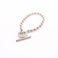 GUCCI Anchor Chain Bracelet, Metal, Silver