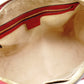 GUCCI Floral Mini Boston Bag GG Supreme Red Beige Handbag 2-Way PVC 7-11-846