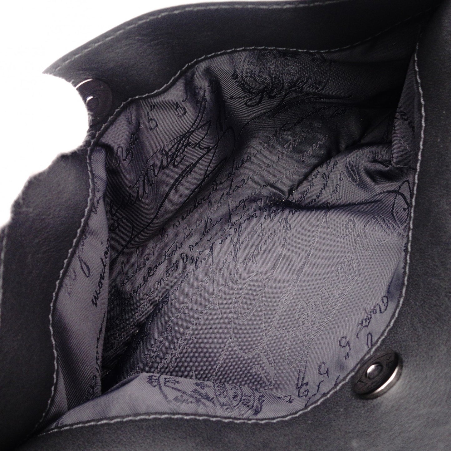 Berluti Body Bag, Nylon/Leather Waist Bag, Black/Multicolor, Men's