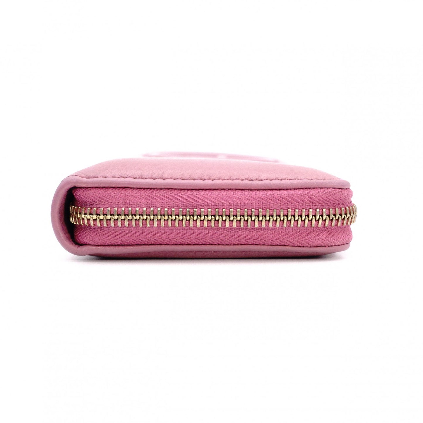 GUCCI Soho Long Wallet, Leather, Pink, Fringe, Tassel