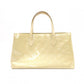 LOUIS VUITTON Wilshire PM Vernis Handbag, Patent Leather, Yellow