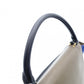 Céline Trapeze Handbag Brown × Black × Blue 2-Way Suede Leather Shoulder 7-12-372