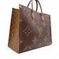 LOUIS VUITTON OTG GM Monogram Reverse Canvas Tote Bag, PVC Leather, Brown, 2-Way