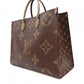 LOUIS VUITTON OTG GM Monogram Reverse Canvas Tote Bag, PVC Leather, Brown, 2-Way
