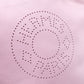 HERMES Crocelle Shoulder Bag Pink Leather Crossbody Leather Logo 7-11-492
